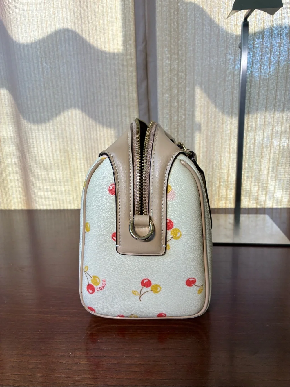 Coach Cherry Print Mini Bennet Satchel